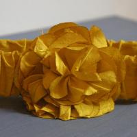 Sunshine Yellow Silk Flower Belt